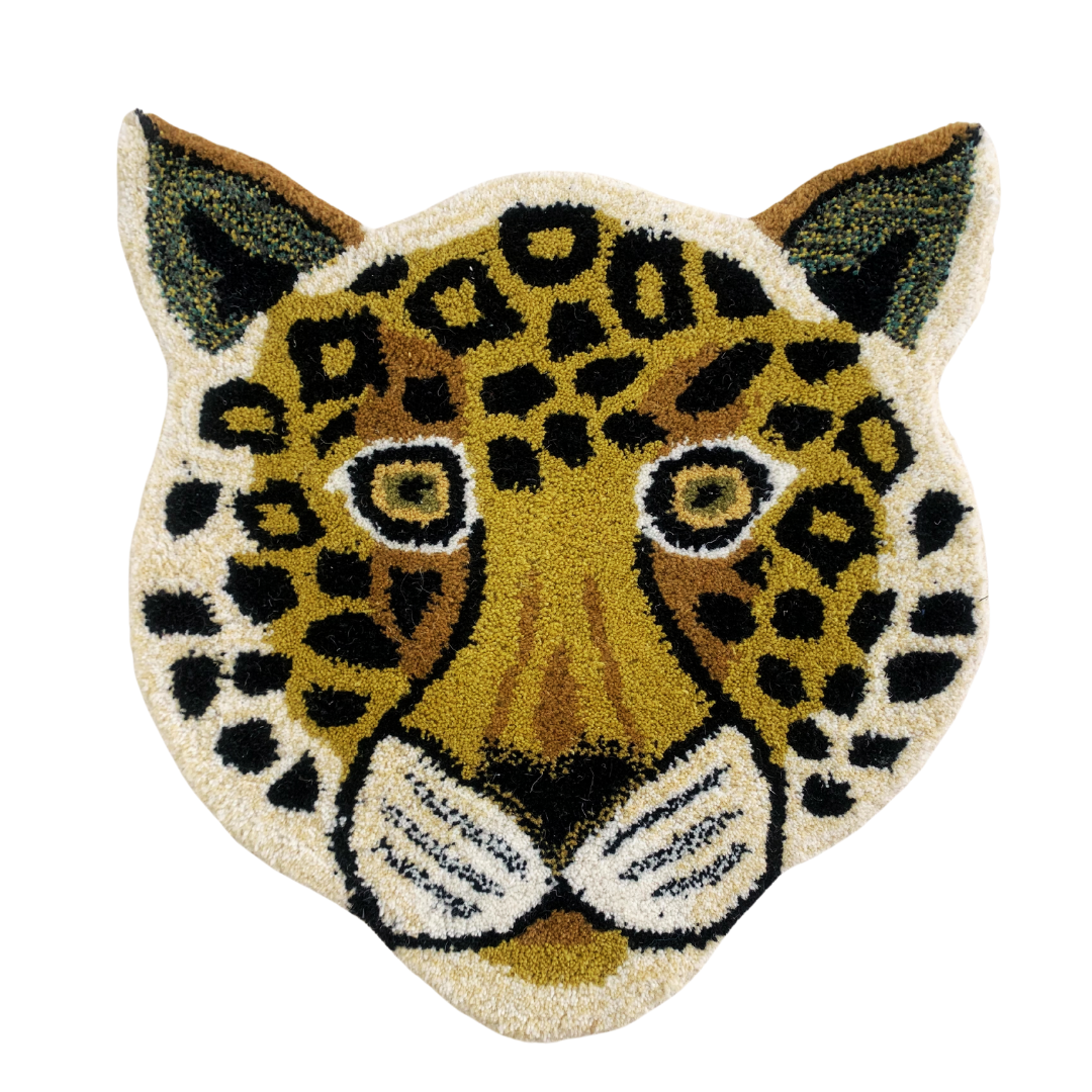 Animal Shape Kids handloom mat (Leopard) – Kaivalya Enterprises