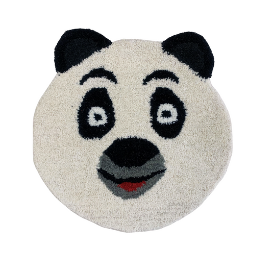 Animal Shape Kids handloom mat (Panda)