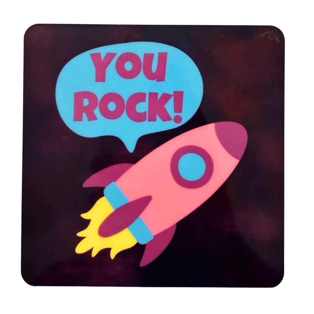 Motivational coasters for kids