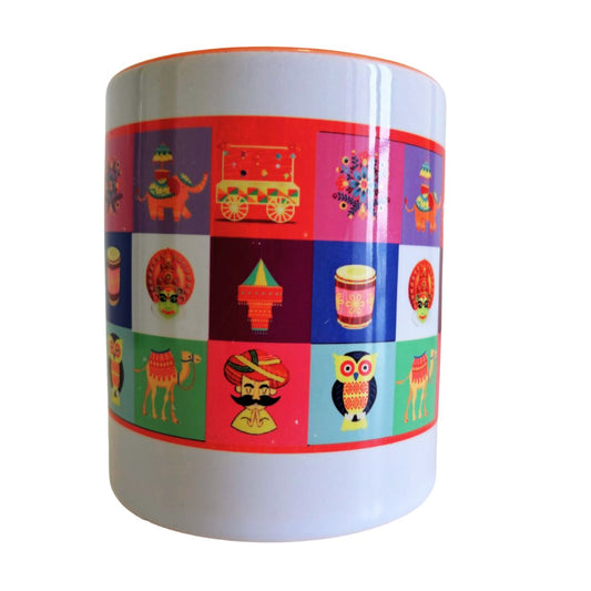 Indian Culture colorful Mug